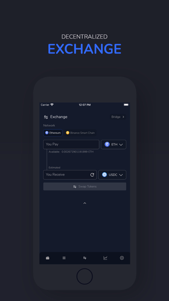 Vision: Crypto Bitcoin Wallet Screenshot 3 - AppWisp.com Vision: Crypto Bitcoin Wallet Screenshot 3 - AppWisp.com