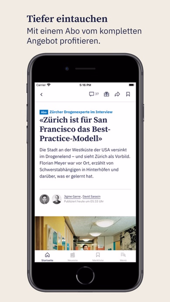 Tages-Anzeiger Nachrichten Screenshot 3 - AppWisp.com