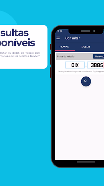 Consulta Placa Preço e Multas Screenshot 1 - AppWisp.com