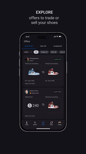 Tradeblock - Sneaker Trading Screenshot 4 - AppWisp.com Tradeblock - Sneaker Trading Screenshot 4 - AppWisp.com