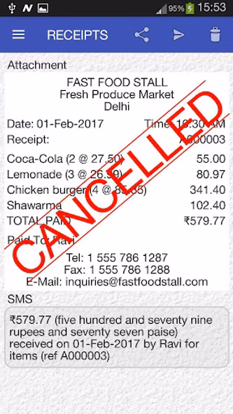 Cash Receipt Screenshot 3 - AppWisp.com Cash Receipt Screenshot 3 - AppWisp.com