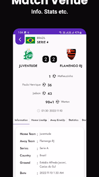 SoccerLyf TV Live Soccer Score Screenshot 4 - AppWisp.com SoccerLyf TV Live Soccer Score Screenshot 4 - AppWisp.com