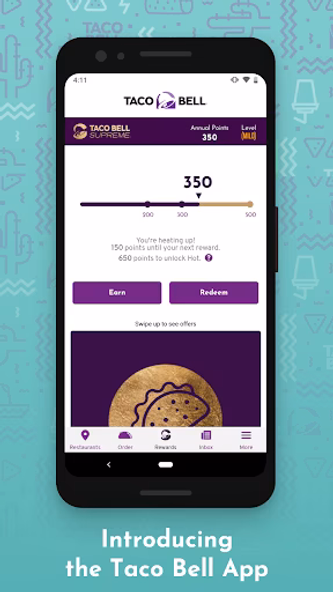 Taco Bell UK Screenshot 1 - AppWisp.com Taco Bell UK Screenshot 1 - AppWisp.com