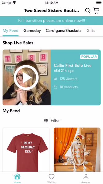 Two Saved Sisters Boutique Screenshot 2 - AppWisp.com Two Saved Sisters Boutique Screenshot 2 - AppWisp.com