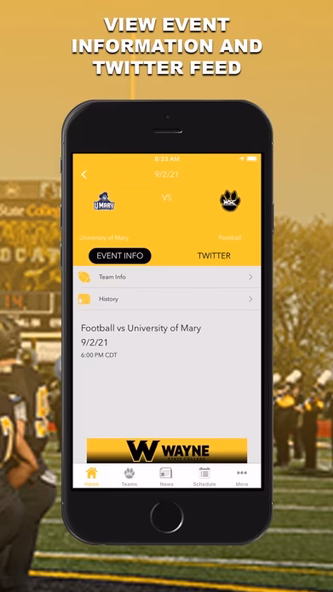 Wayne State Wildcats Screenshot 4 - AppWisp.com Wayne State Wildcats Screenshot 4 - AppWisp.com