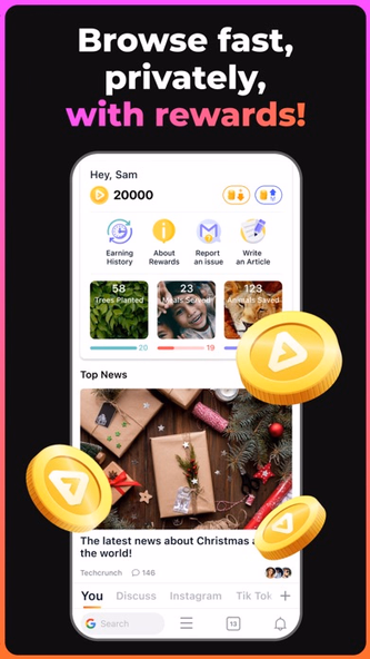 Browser with Coins – Fulldive Screenshot 1 - AppWisp.com Browser with Coins – Fulldive Screenshot 1 - AppWisp.com
