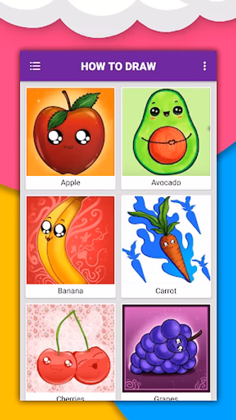 How to draw cute food by steps Screenshot 4 - AppWisp.com How to draw cute food by steps Screenshot 4 - AppWisp.com