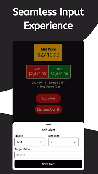 Gold Price Alert - Track Price Screenshot 4 - AppWisp.com
