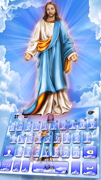 Holy Jesus Keyboard Theme Screenshot 1 - AppWisp.com Holy Jesus Keyboard Theme Screenshot 1 - AppWisp.com