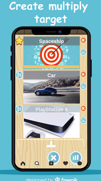 Simple piggy bank. Goals reach Screenshot 2 - AppWisp.com