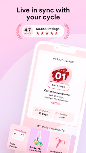Period Diary Ovulation Tracker Screenshot 1 - AppWisp.com Period Diary Ovulation Tracker Screenshot 1 - AppWisp.com