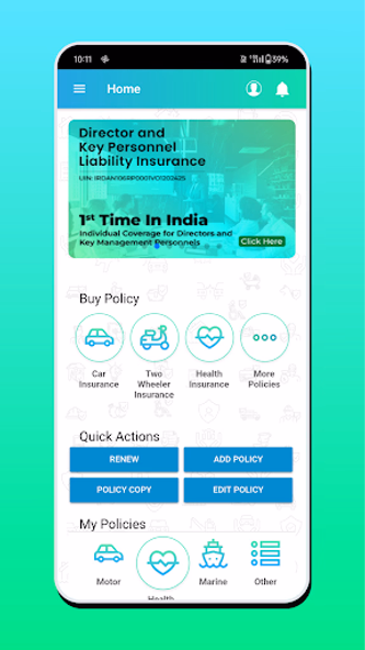 IFFCO Tokio - Customer Screenshot 1 - AppWisp.com IFFCO Tokio - Customer Screenshot 1 - AppWisp.com