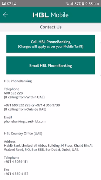 HBL Mobile (UAE) Screenshot 3 - AppWisp.com HBL Mobile (UAE) Screenshot 3 - AppWisp.com