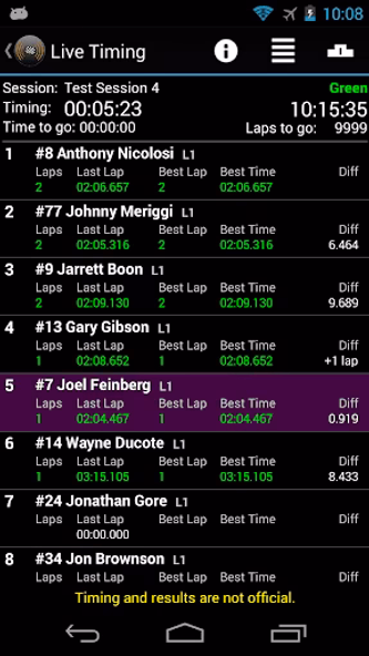 Race Monitor Screenshot 2 - AppWisp.com Race Monitor Screenshot 2 - AppWisp.com