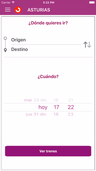 Renfe Cercanias Screenshot 3 - AppWisp.com Renfe Cercanias Screenshot 3 - AppWisp.com
