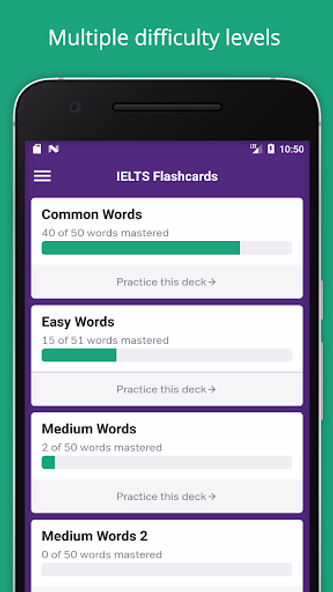IELTS Exam Preparation: Vocabu Screenshot 3 - AppWisp.com IELTS Exam Preparation: Vocabu Screenshot 3 - AppWisp.com