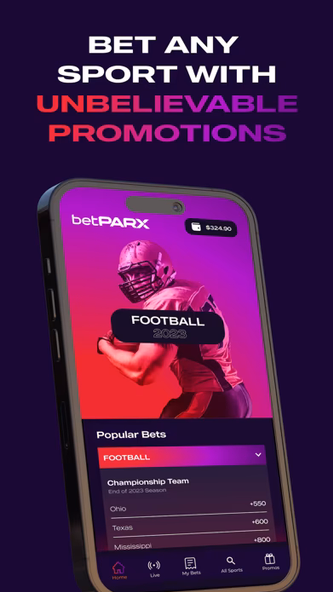 betPARX OH Sportsbook Screenshot 2 - AppWisp.com betPARX OH Sportsbook Screenshot 2 - AppWisp.com