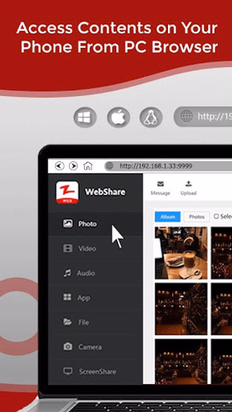 Zapya WebShare - File Sharing Screenshot 1 - AppWisp.com Zapya WebShare - File Sharing Screenshot 1 - AppWisp.com