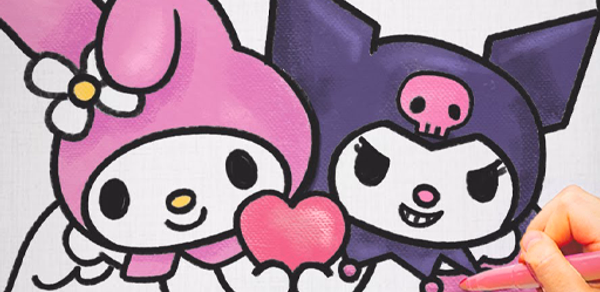 Draw Kuromi & My Melody Art Header - AppWisp.com Draw Kuromi & My Melody Art Header - AppWisp.com