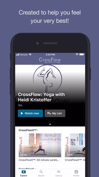 CrossFlow Yoga Screenshot 2 - AppWisp.com CrossFlow Yoga Screenshot 2 - AppWisp.com