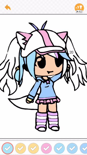 Princess Gacha ARTS Coloring! Screenshot 3 - AppWisp.com Princess Gacha ARTS Coloring! Screenshot 3 - AppWisp.com