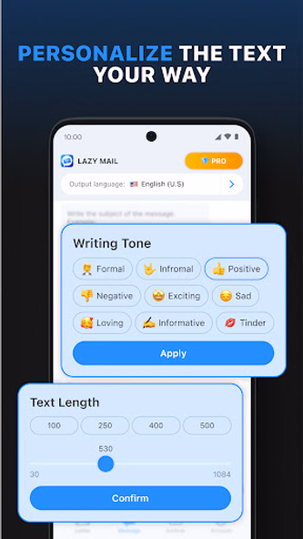 Lazy Mail: AI Email Assistant Screenshot 4 - AppWisp.com Lazy Mail: AI Email Assistant Screenshot 4 - AppWisp.com