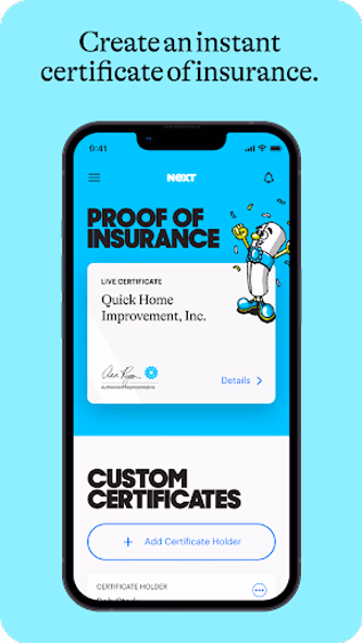 NEXT Insurance Screenshot 2 - AppWisp.com NEXT Insurance Screenshot 2 - AppWisp.com