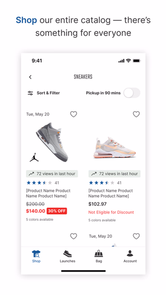 Hibbett - Sneakers & Clothing Screenshot 3 - AppWisp.com Hibbett - Sneakers & Clothing Screenshot 3 - AppWisp.com
