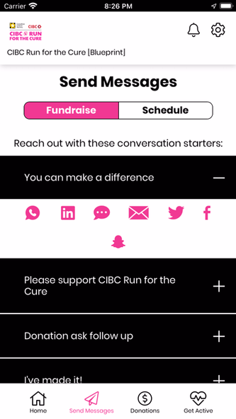 CIBC Run for the Cure Screenshot 3 - AppWisp.com CIBC Run for the Cure Screenshot 3 - AppWisp.com