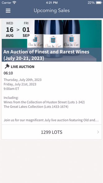 Hart Davis Hart Auctions Screenshot 1 - AppWisp.com Hart Davis Hart Auctions Screenshot 1 - AppWisp.com