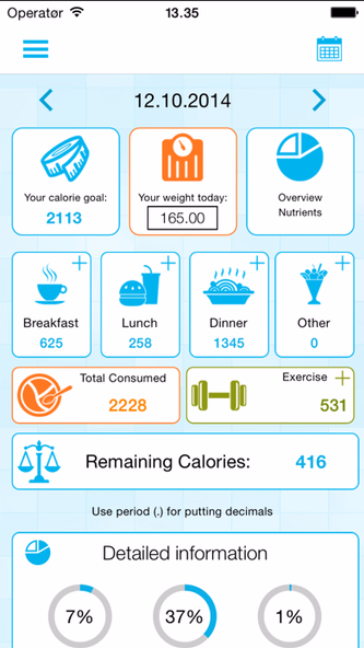 Calorie Counter and Weight Loss Watcher Screenshot 1 - AppWisp.com Calorie Counter and Weight Loss Watcher Screenshot 1 - AppWisp.com