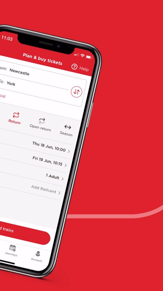 LNER | Train Times & Tickets Screenshot 2 - AppWisp.com