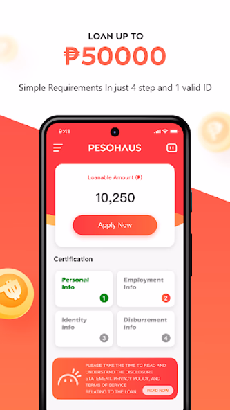 PesoHaus- cash loan Screenshot 1 - AppWisp.com PesoHaus- cash loan Screenshot 1 - AppWisp.com