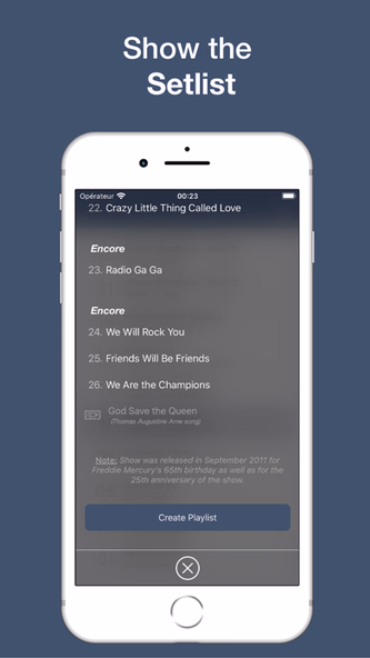 Setlist Concert for Setlist.fm Screenshot 1 - AppWisp.com Setlist Concert for Setlist.fm Screenshot 1 - AppWisp.com