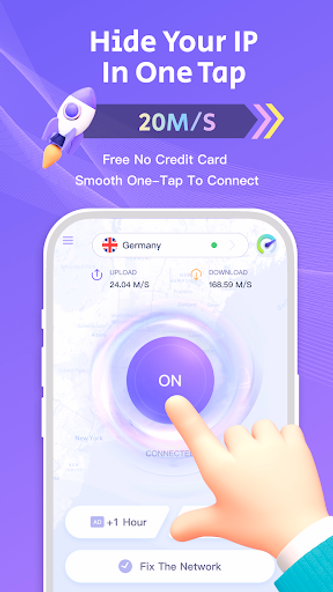 IP Hider Pro - Safe & Fast VPN Screenshot 1 - AppWisp.com IP Hider Pro - Safe & Fast VPN Screenshot 1 - AppWisp.com