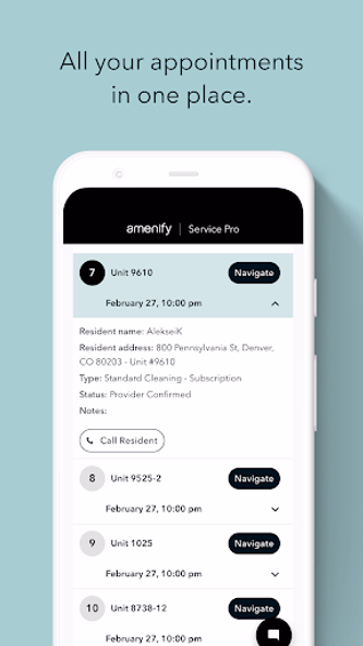 Amenify Service Pro Screenshot 3 - AppWisp.com Amenify Service Pro Screenshot 3 - AppWisp.com