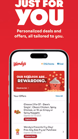 Wendy’s Screenshot 2 - AppWisp.com Wendy’s Screenshot 2 - AppWisp.com