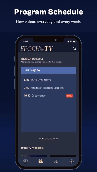 Epoch TV Screenshot 4 - AppWisp.com Epoch TV Screenshot 4 - AppWisp.com