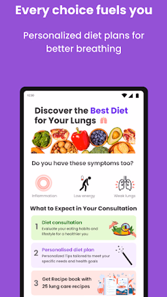 Breathefree: Lung Health App Screenshot 4 - AppWisp.com Breathefree: Lung Health App Screenshot 4 - AppWisp.com