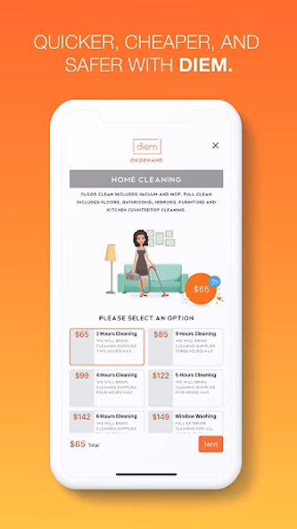 Diem - Home Services Screenshot 4 - AppWisp.com Diem - Home Services Screenshot 4 - AppWisp.com