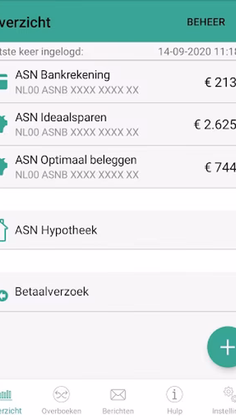 ASN Bank Zakelijk Screenshot 2 - AppWisp.com ASN Bank Zakelijk Screenshot 2 - AppWisp.com