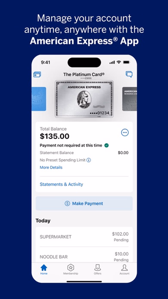 Amex Screenshot 1 - AppWisp.com Amex Screenshot 1 - AppWisp.com
