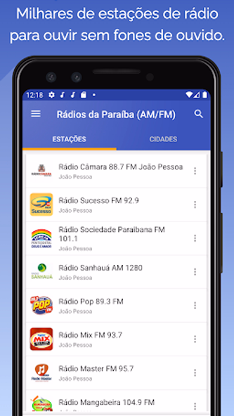 Rádios da Paraíba (AM/FM) Screenshot 1 - AppWisp.com Rádios da Paraíba (AM/FM) Screenshot 1 - AppWisp.com