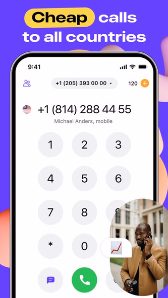 Duo Caller - 2nd Phone Number Screenshot 3 - AppWisp.com Duo Caller - 2nd Phone Number Screenshot 3 - AppWisp.com