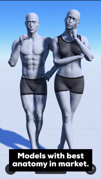 Magic Poser - Art Pose Tool Screenshot 2 - AppWisp.com Magic Poser - Art Pose Tool Screenshot 2 - AppWisp.com