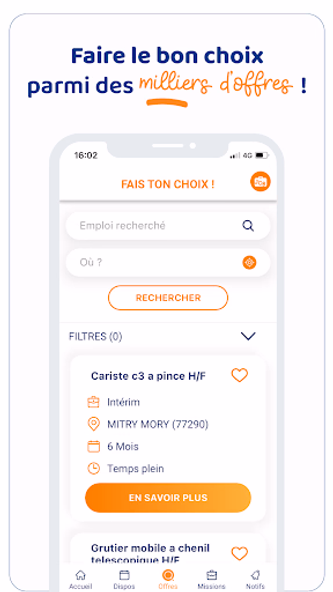 myPROMAN - Emploi et intérim Screenshot 2 - AppWisp.com myPROMAN - Emploi et intérim Screenshot 2 - AppWisp.com