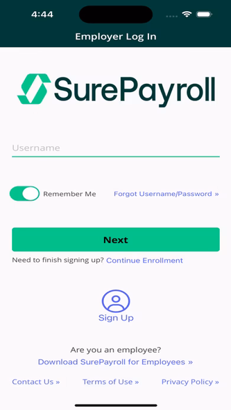 SurePayroll for Employers Screenshot 1 - AppWisp.com SurePayroll for Employers Screenshot 1 - AppWisp.com