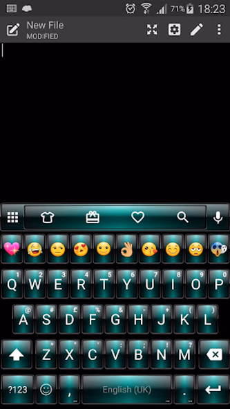 Emoji Keyboard DuskGreen Theme Screenshot 2 - AppWisp.com Emoji Keyboard DuskGreen Theme Screenshot 2 - AppWisp.com
