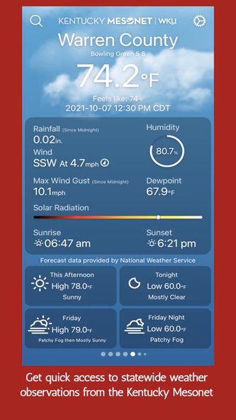 Kentucky Mesonet Screenshot 2 - AppWisp.com Kentucky Mesonet Screenshot 2 - AppWisp.com