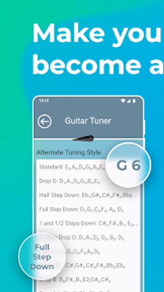 Guitar Tuner Screenshot 2 - AppWisp.com Guitar Tuner Screenshot 2 - AppWisp.com